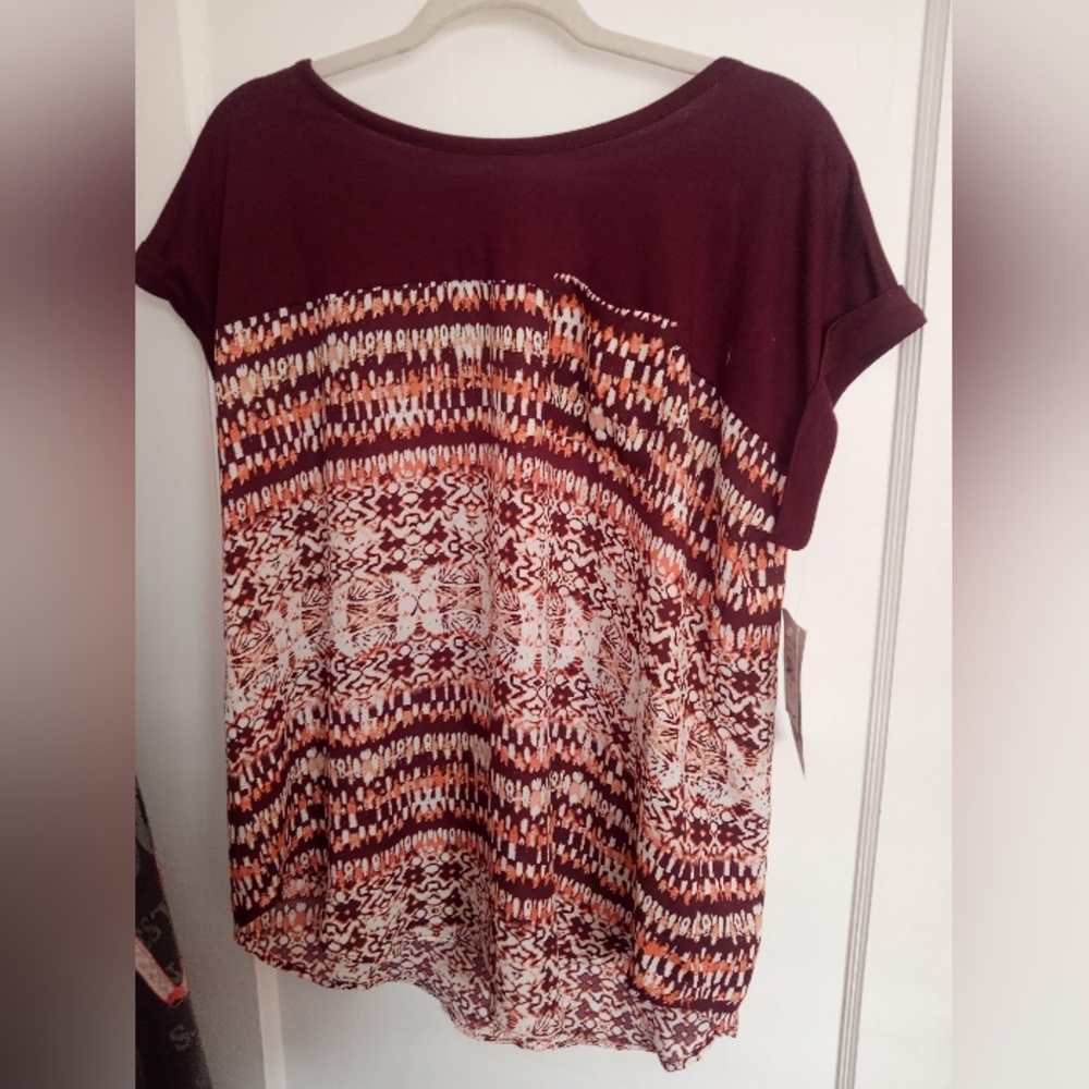 NWT Jolt Juniors Flowy Blouse XL